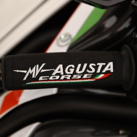 Grip covers MV Agusta Corse black (cp.)